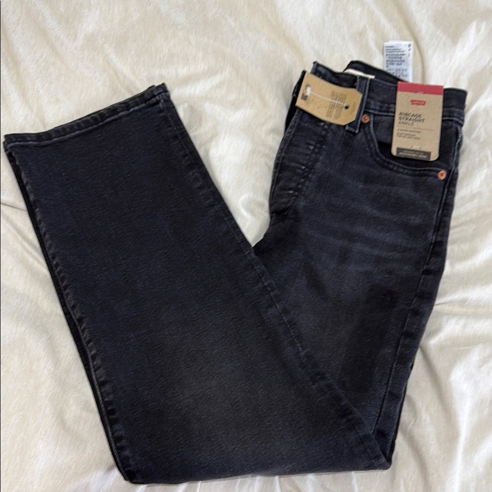 Levi's Black Straight Jeans Classic Style